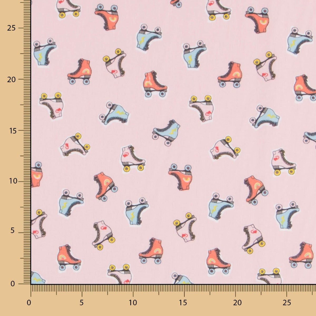 Popelín Patines Rosa - Ribes y Casals