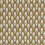 Popelín Plumas Mini Doré - Ribes y Casals