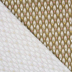 Popelín Plumas Mini Doré - Ribes y Casals