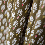 Popelín Plumas Mini Doré - Ribes y Casals