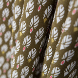 Popelín Plumas Mini Doré - Ribes y Casals