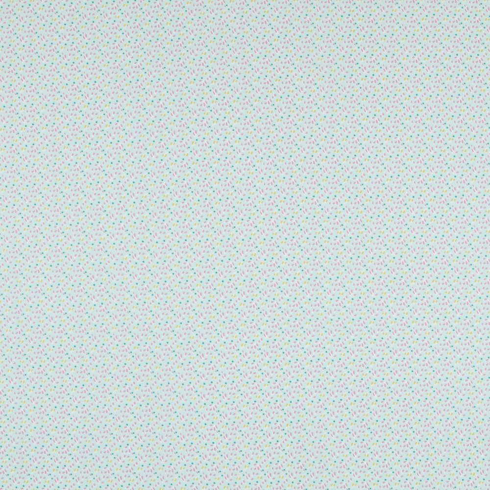 Popelín Plantitas Verde - Ribes y Casals