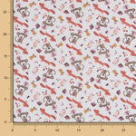 Popelín Animales Blanco - Ribes y Casals