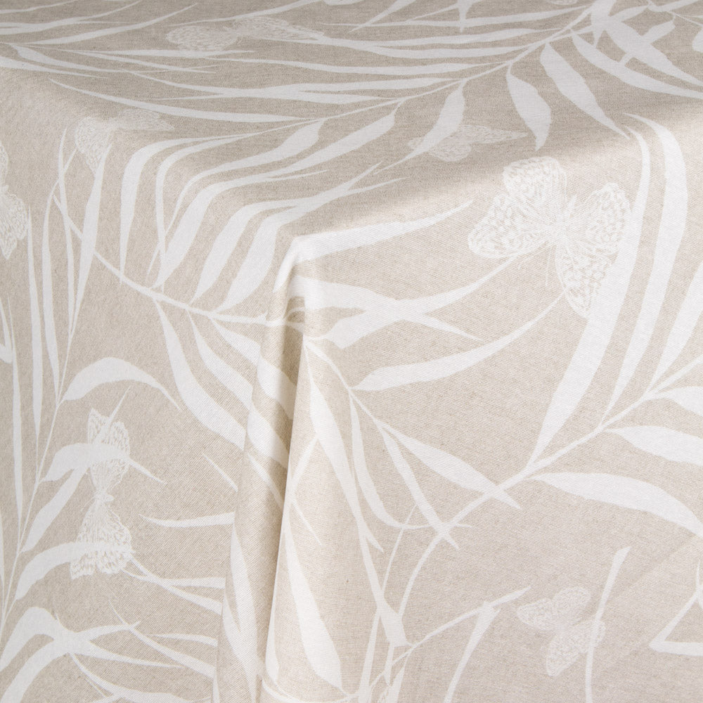 Mantel Anti Manchas Tropical Beige - Ribes y Casals