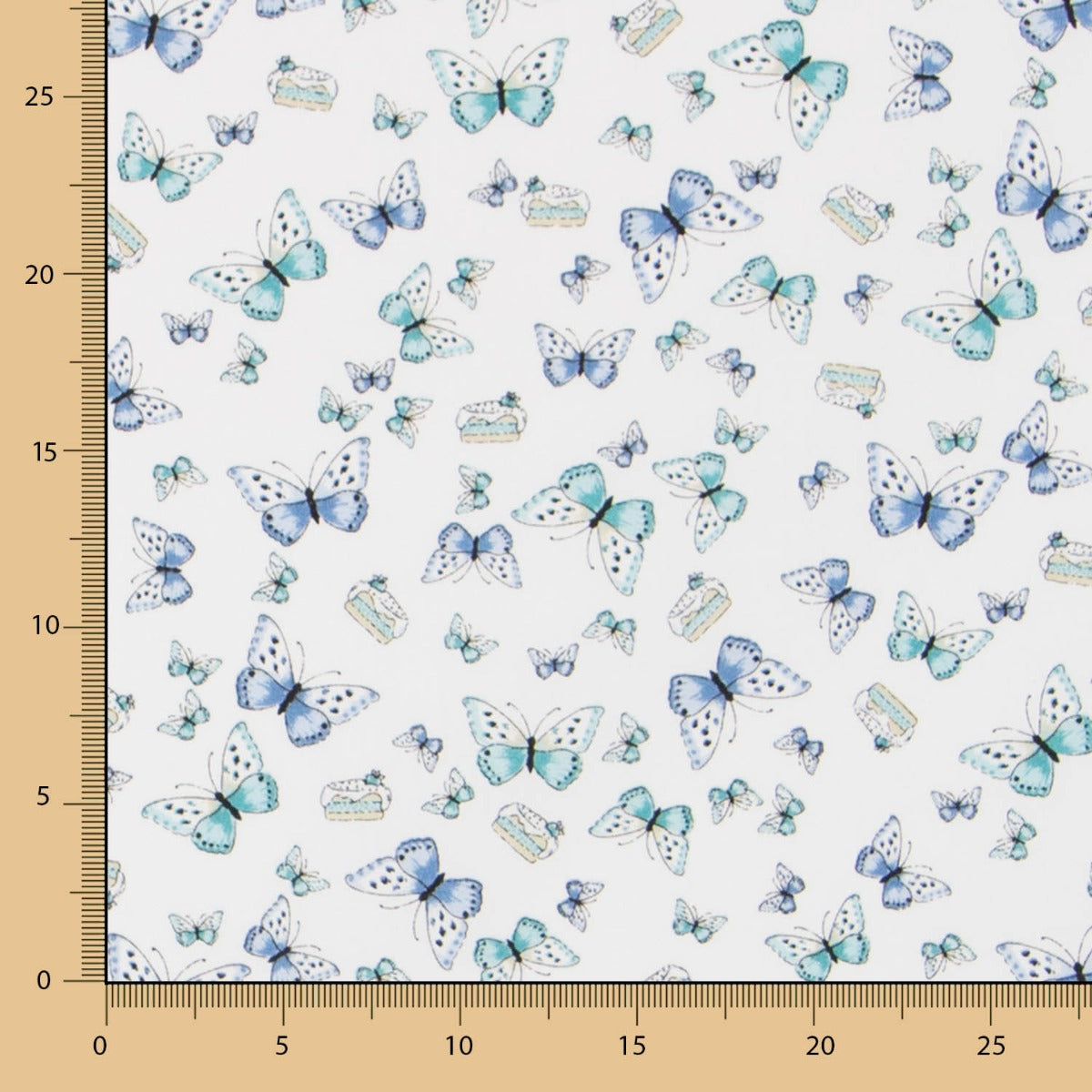 Popelín Orgánico Natura Azul - Ribes y Casals