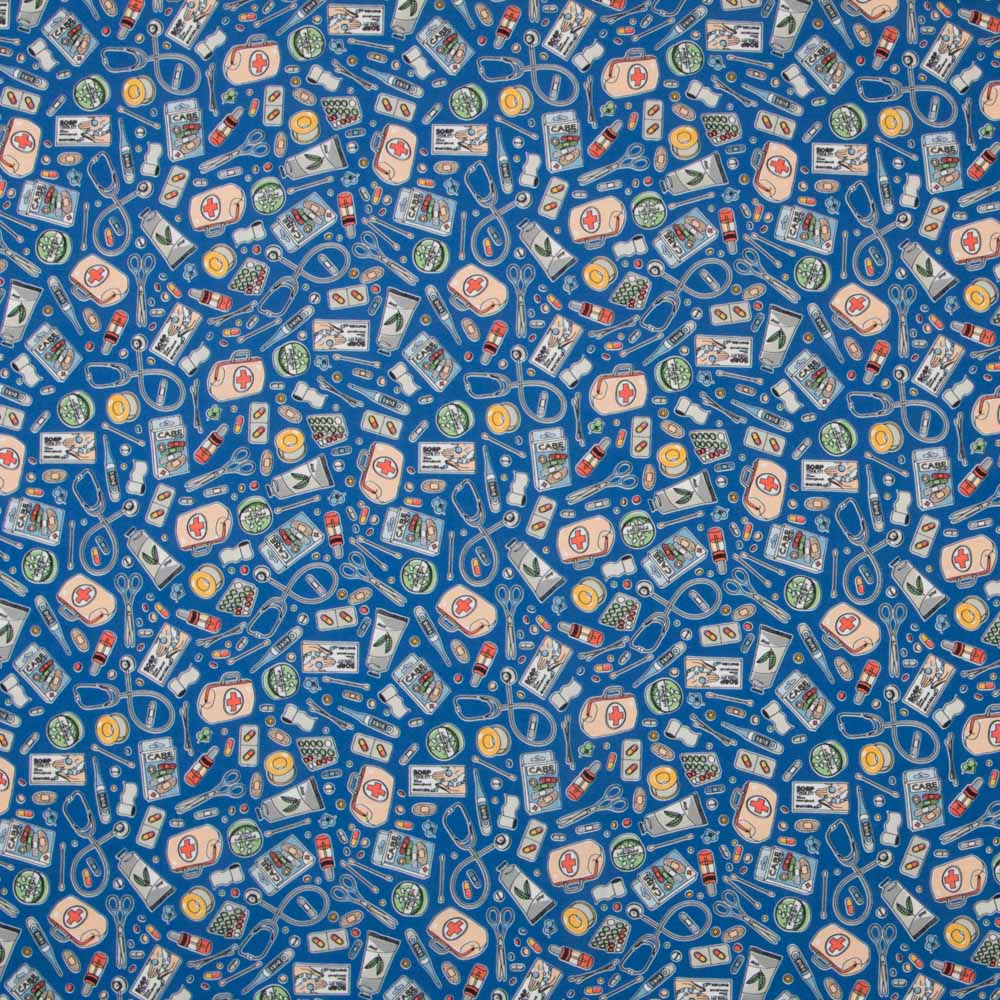 Popelín Sanitario Azul - Ribes y Casals