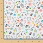 Popelín Ciencias Blanco - Ribes y Casals