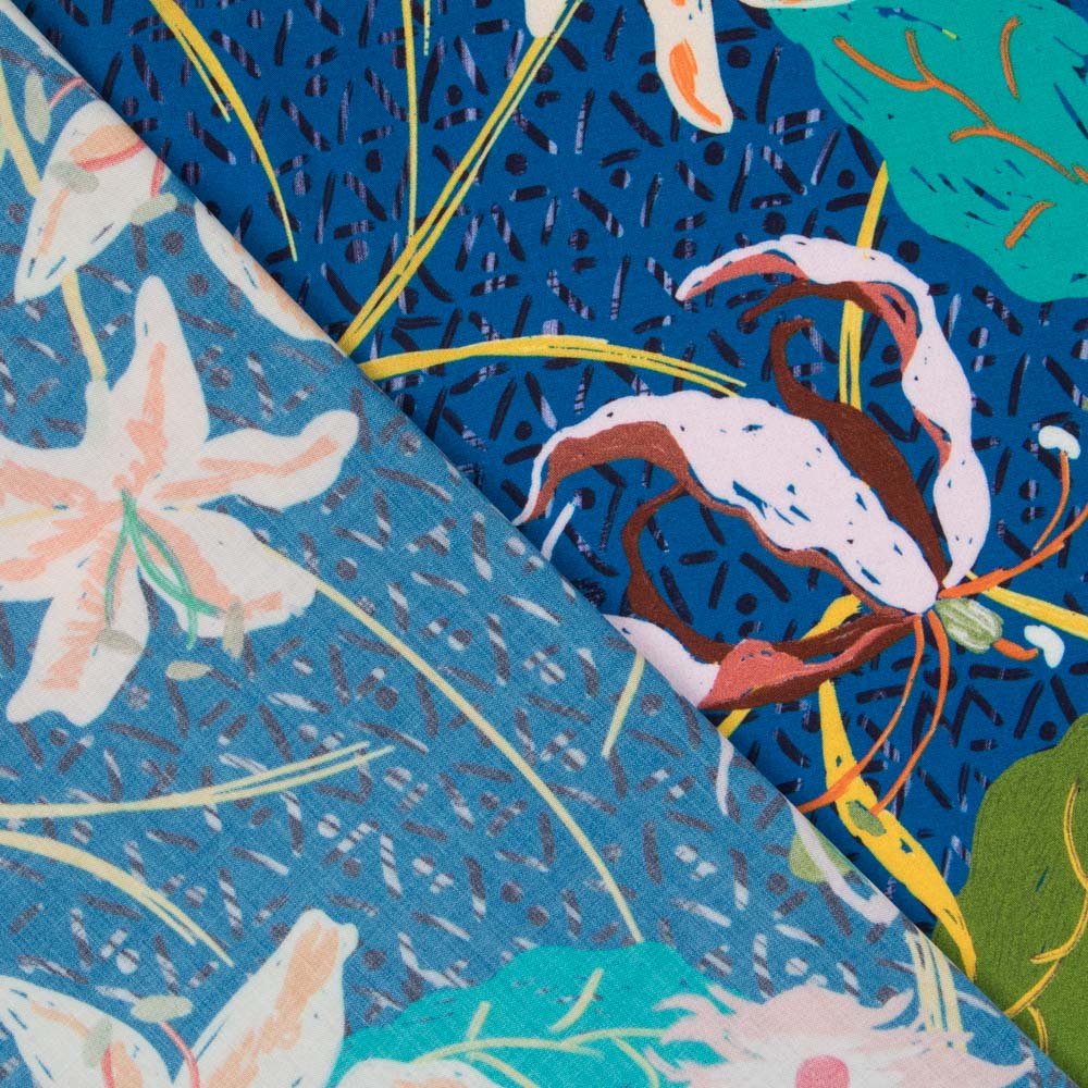 Viscosa Tropical Azulón - Ribes y Casals