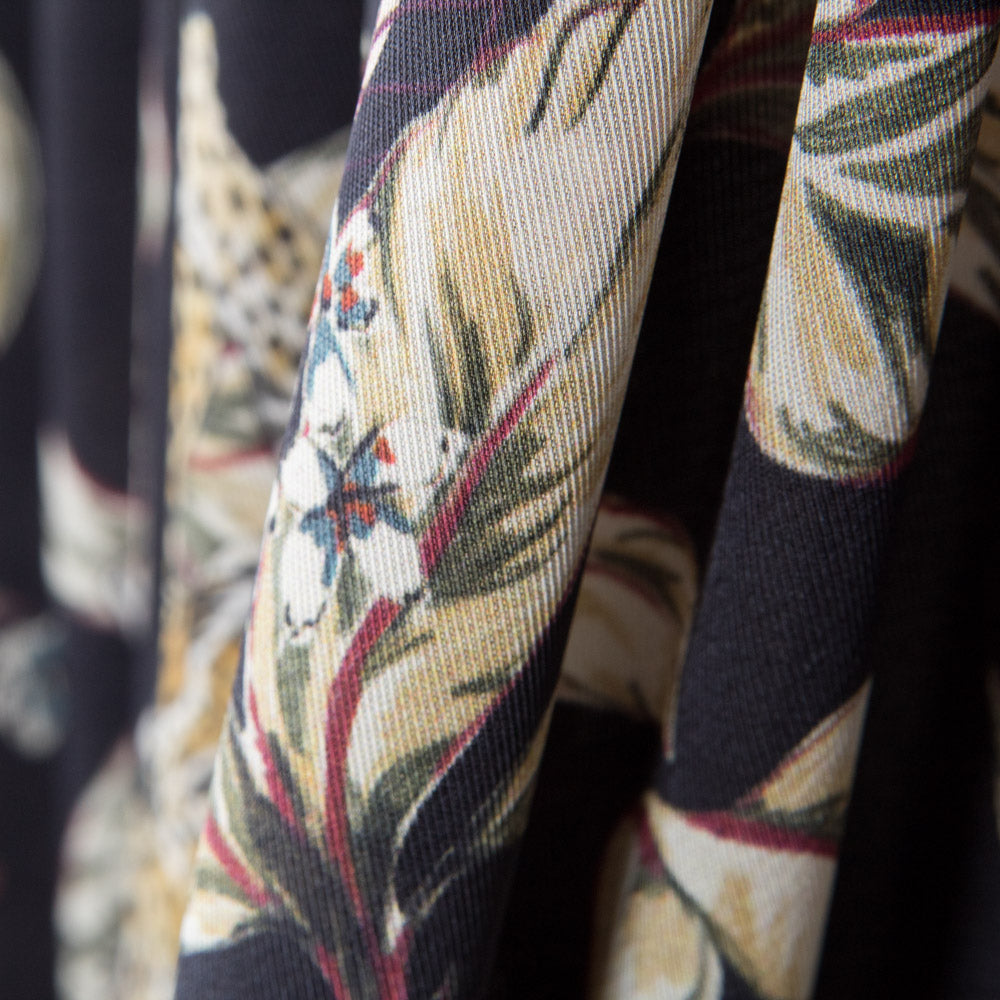 Satén Tiger Azul Oscuro - Ribes y Casals