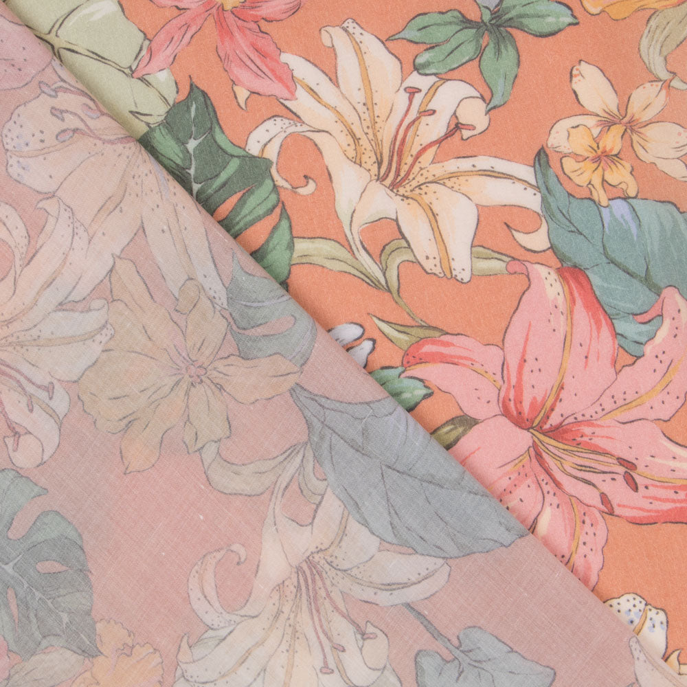 Viscosa Kimono Naranja - Ribes y Casals