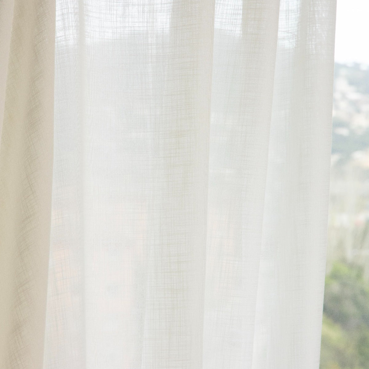 Visillo Ignífugo Coupé Blanco Natural - Ribes y Casals