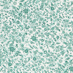 Algodón Antibacteriano Florecitas Verde - Ribes y Casals