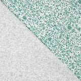 Algodón Antibacteriano Florecitas Verde - Ribes y Casals