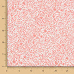 Algodón Antibacteriano Florecitas Coral - Ribes y Casals