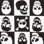 Retal Algodón Calaveras Cuadros Pirata 170x150cm - Ribes y Casals