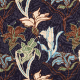 Satén Jacquard Flor Marino - Ribes y Casals