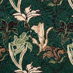 Satén Jacquard Flor Botella - Ribes y Casals