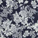 Algodón Spandex Flor Marino - Ribes y Casals