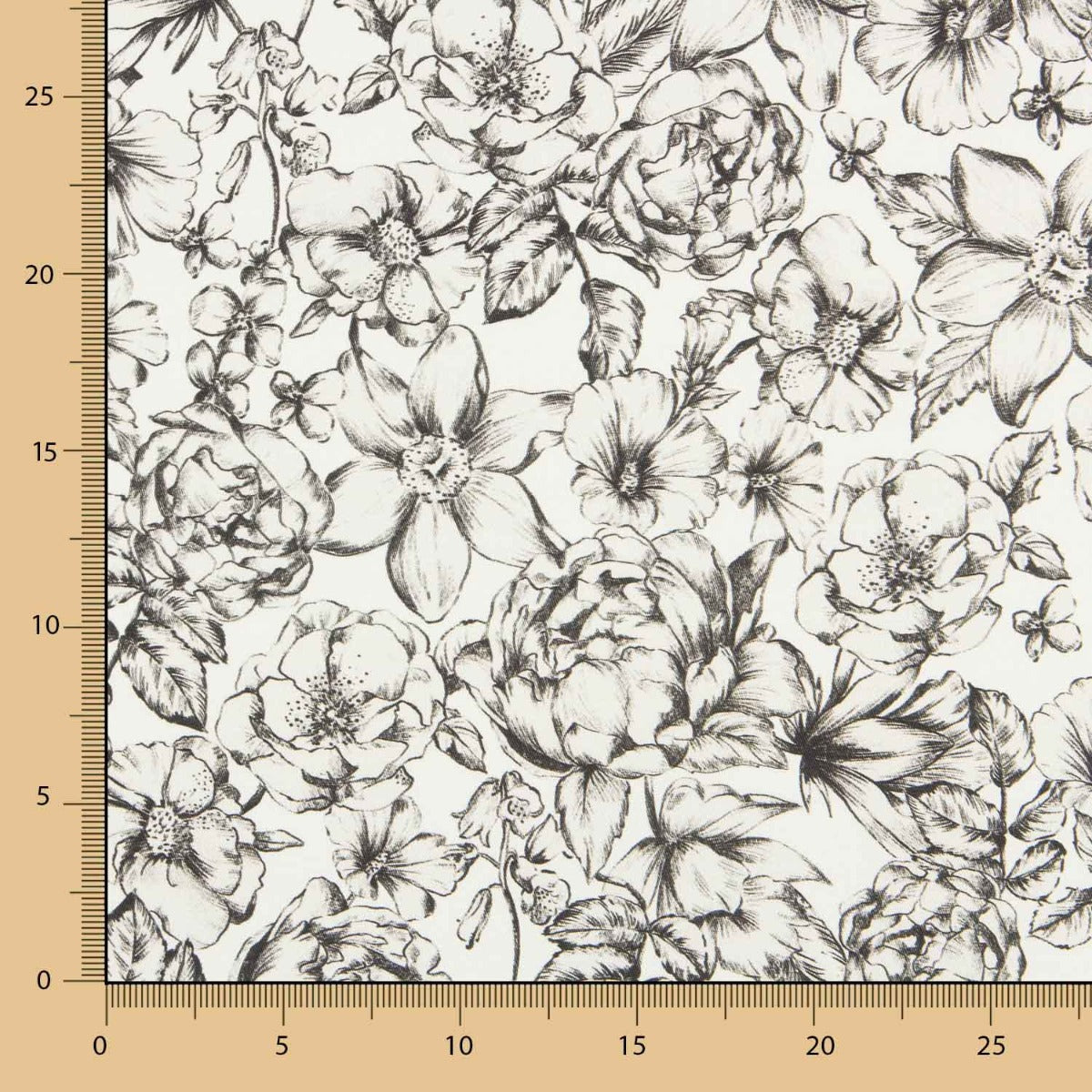 Algodón Spandex Flor Crudo - Ribes y Casals