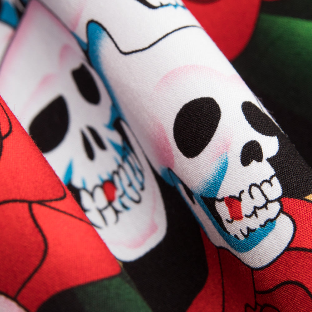 Algodón Floral y Calaveras - Ribes y Casals