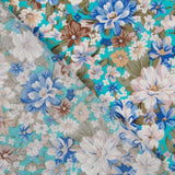 Popelín Cretona Turquesa - Ribes y Casals