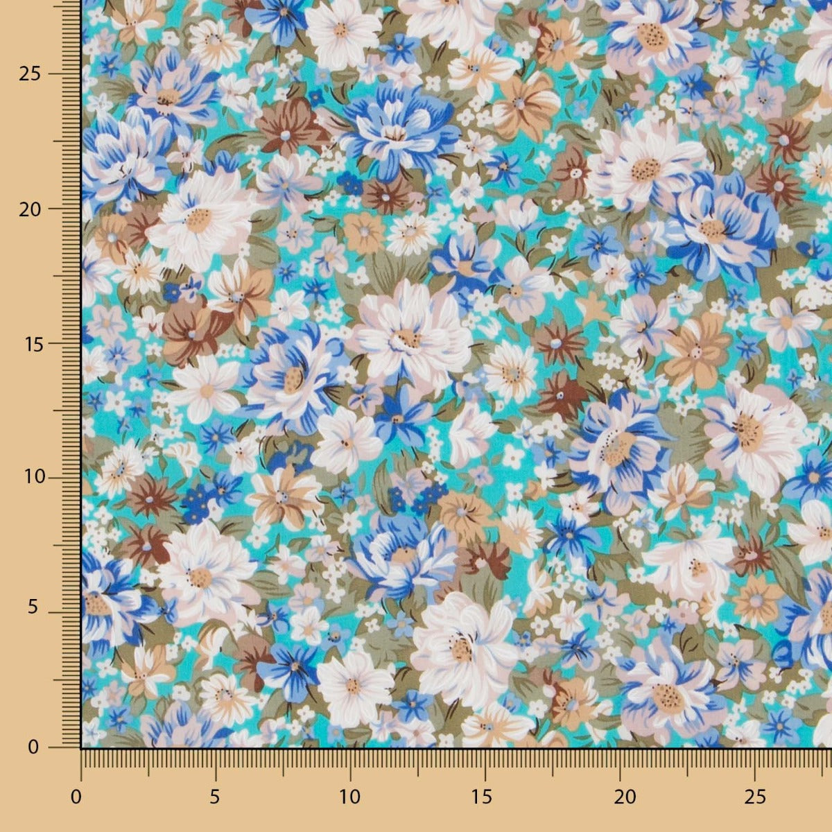 Popelín Cretona Turquesa - Ribes y Casals