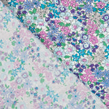 Popelín Garden Flores Turquesa - Ribes y Casals