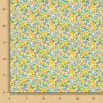 Popelín Flores Amarillas - Ribes y Casals