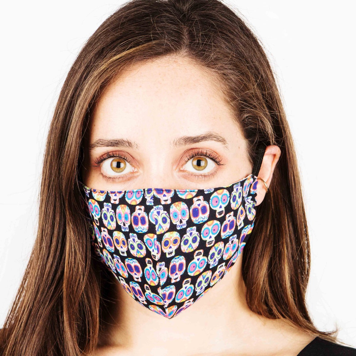 Mascarilla Higiénica Calaveras Multicolor - Ribes y Casals
