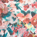 Gasa Poliéster Salmón Flor - Ribes y Casals