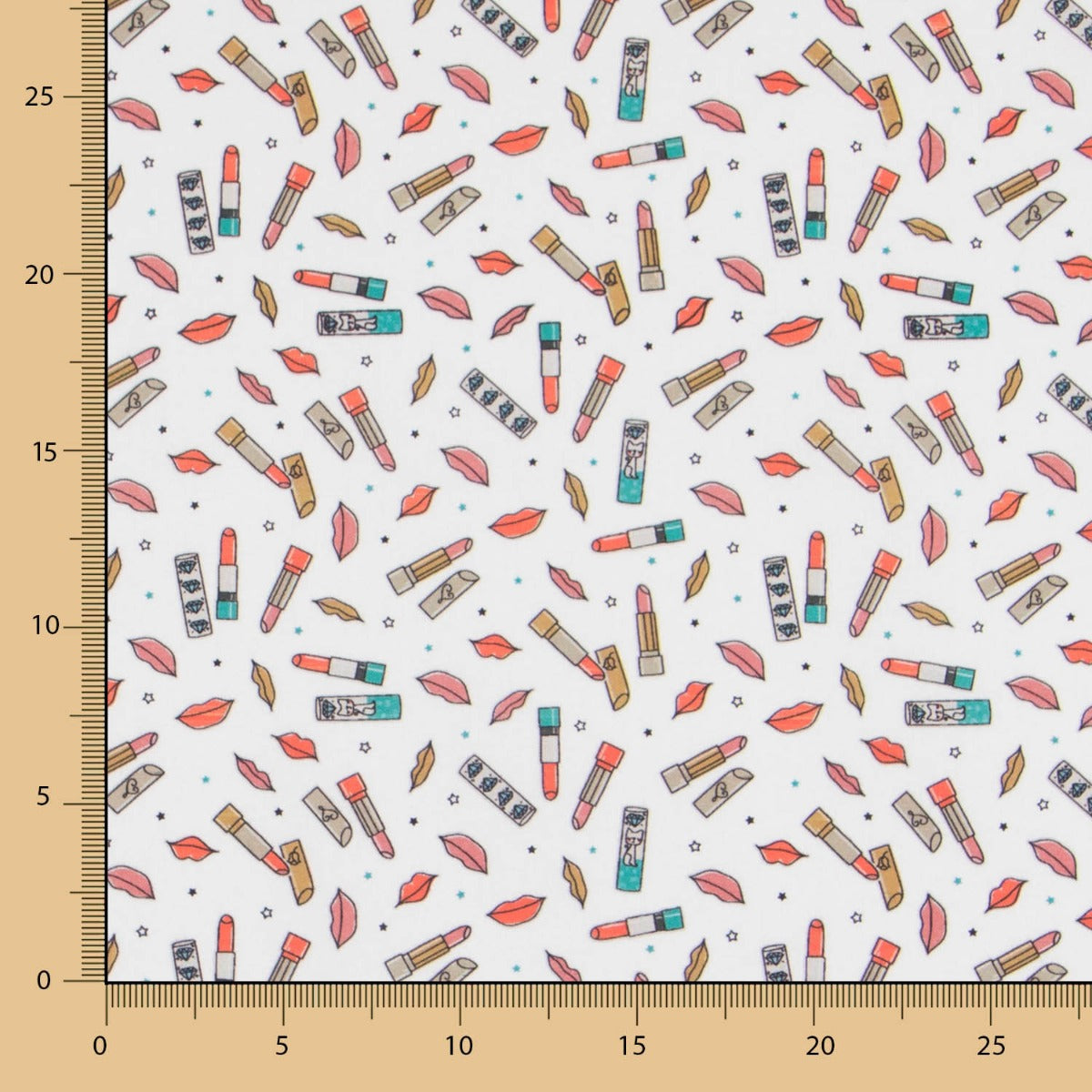 Popelín Pintalabios Blanca - Ribes y Casals