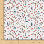 Popelín Pintalabios Blanca - Ribes y Casals