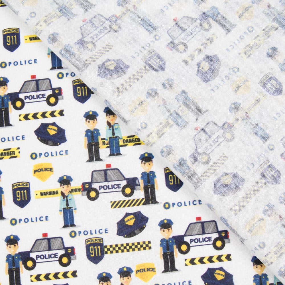 Popelín Police Blanca - Ribes y Casals