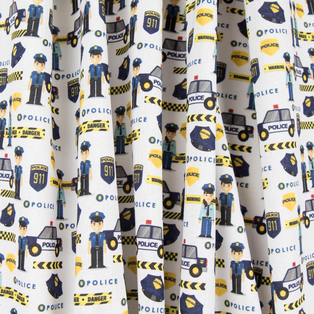 Popelín Police Blanca - Ribes y Casals