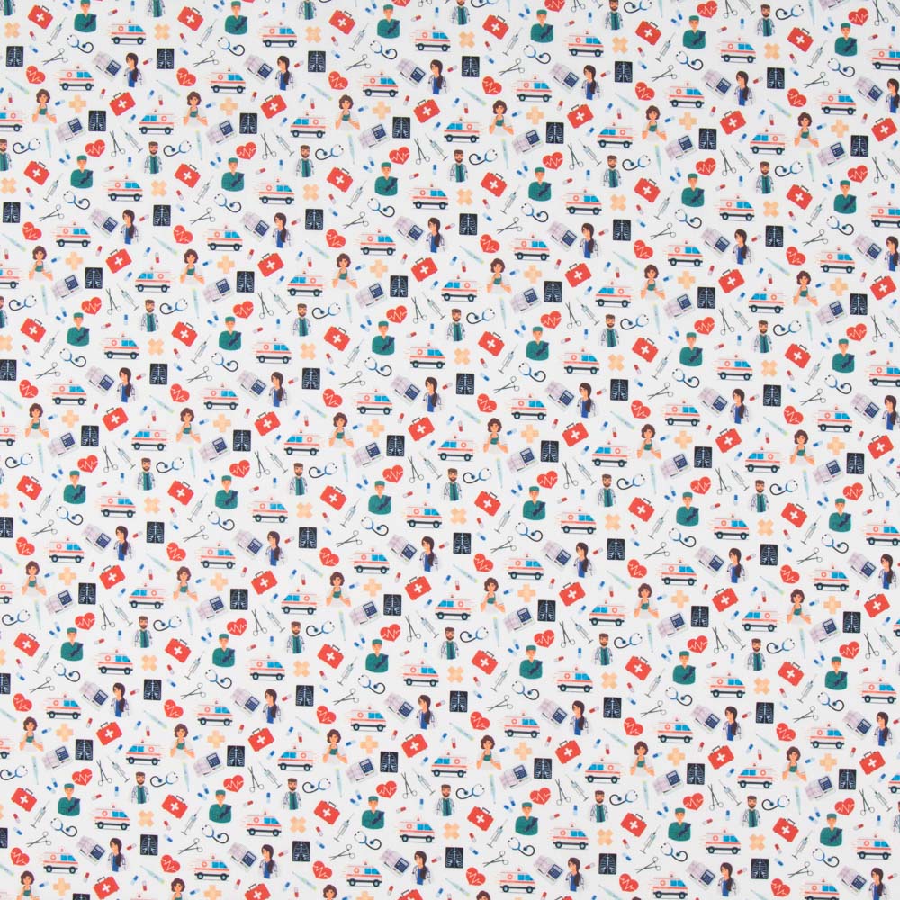 Popelín Hospital Blanca - Ribes y Casals