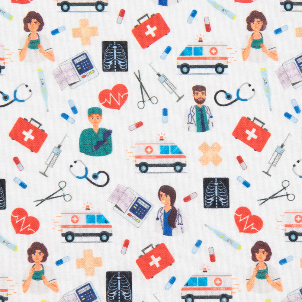 Popelín Hospital Blanca - Ribes y Casals