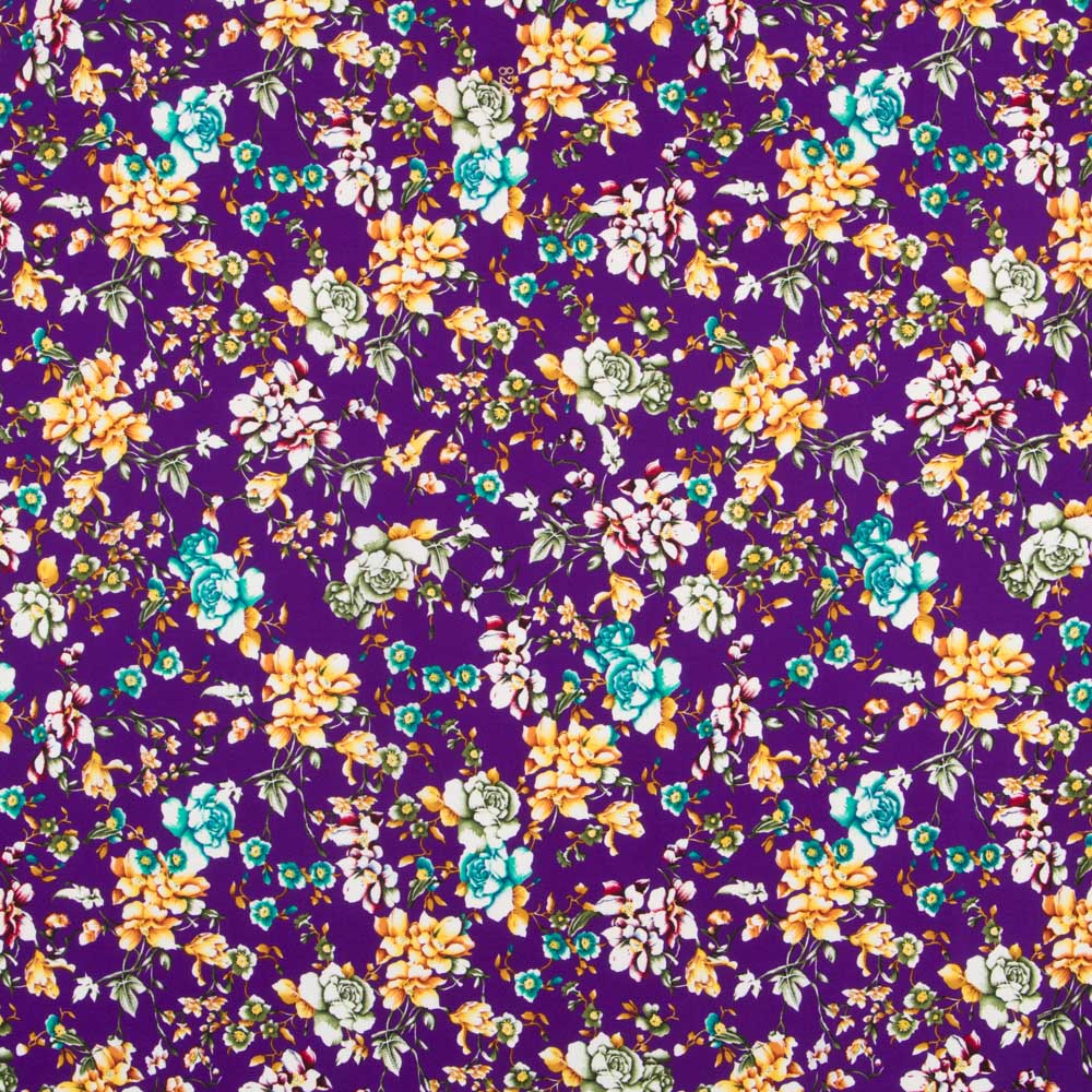 Crep Poliéster Cretonero Morado - Ribes y Casals