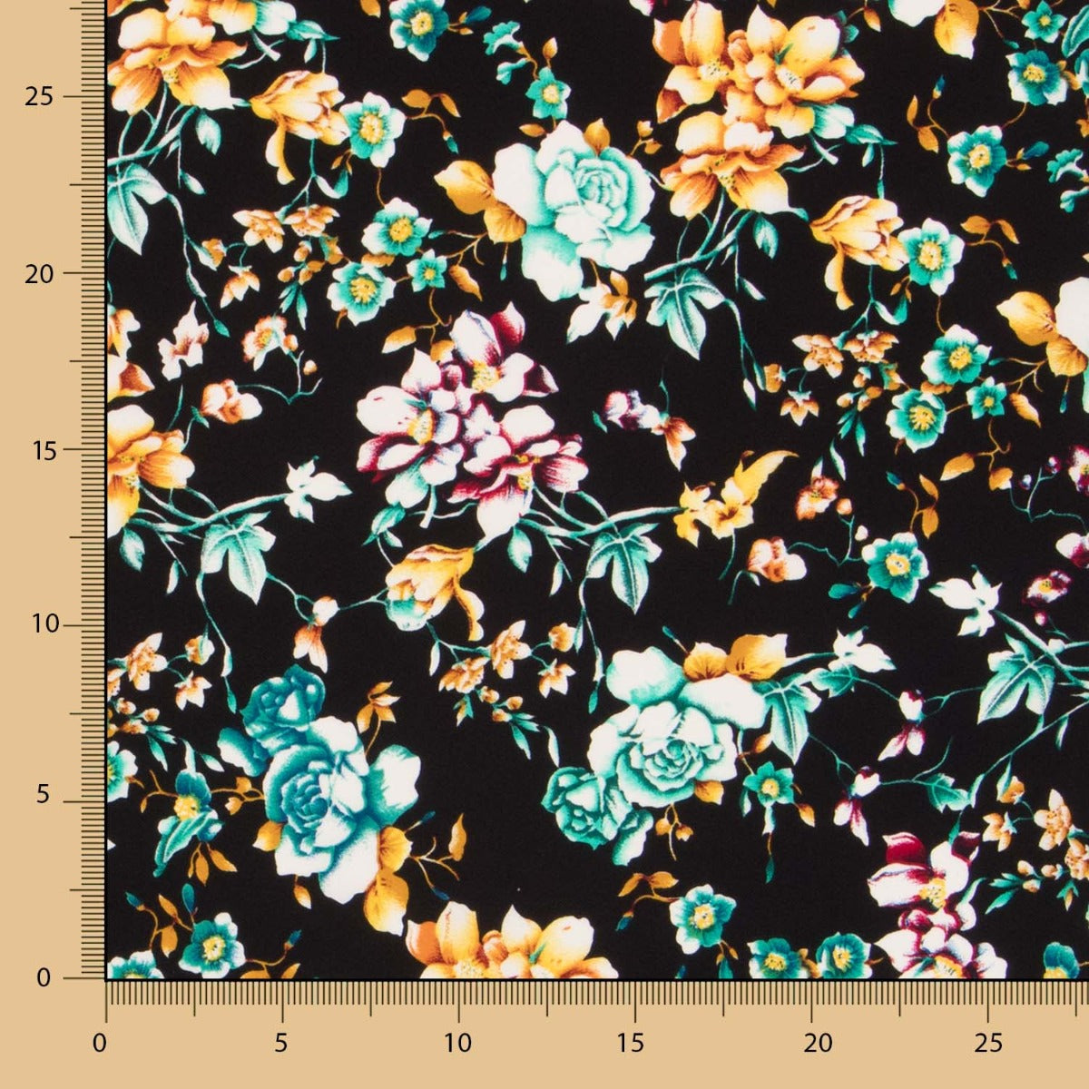 Crep Poliéster Cretonero Negro - Ribes y Casals