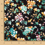 Crep Poliéster Cretonero Negro - Ribes y Casals