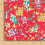 Crep Poliéster Cretonero Rojo - Ribes y Casals