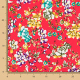 Crep Poliéster Cretonero Rojo - Ribes y Casals