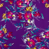 Crep Poliéster Pinceladas Morado - Ribes y Casals