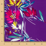 Crep Poliéster Pinceladas Morado - Ribes y Casals