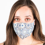 Mascarilla Higiénica Mosaico Azul - Ribes y Casals