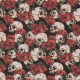Popelín Calaveras y Rosas - Ribes y Casals