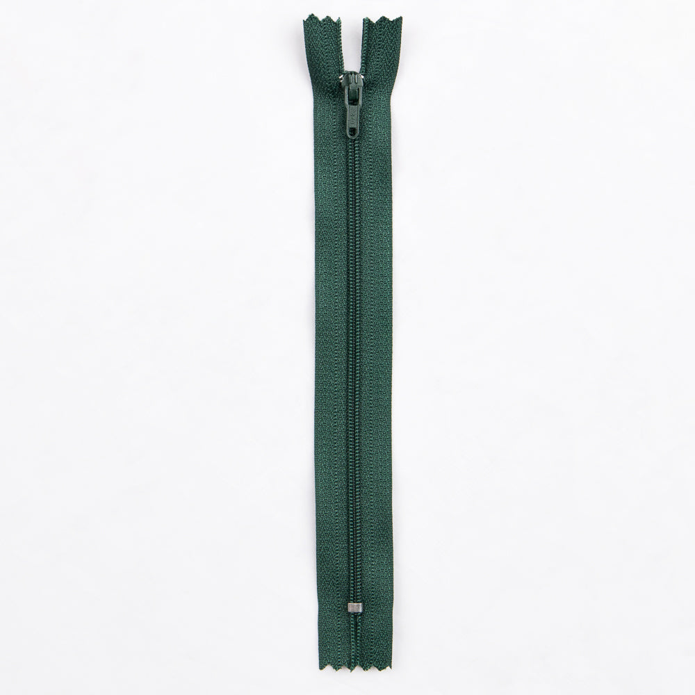 Cremallera cerrada de nylon Verde Oscuro - Ribes y Casals