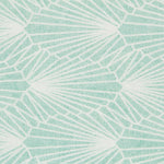 Loneta Estampada Conchas Verde Agua - Ribes y Casals