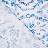 Loneta Estampada Pintura Azul - Ribes y Casals