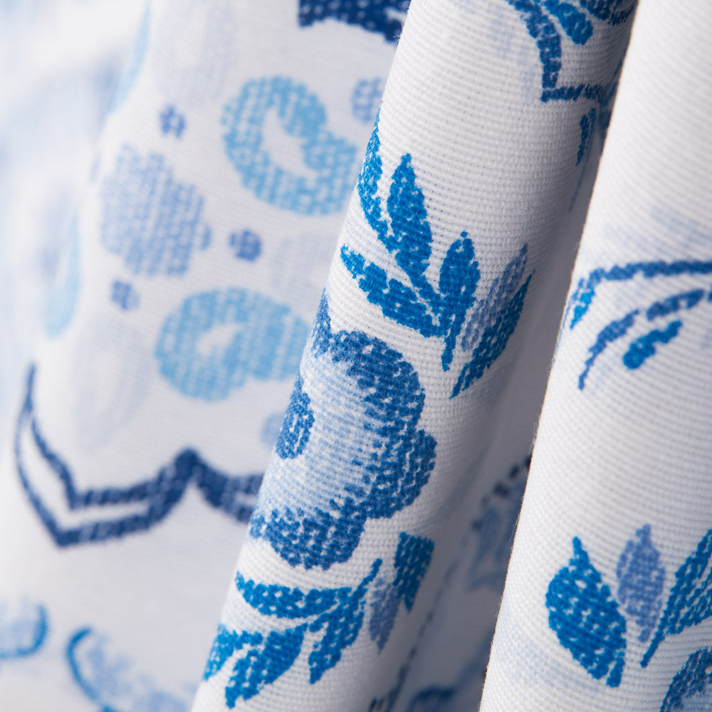 Loneta Estampada Pintura Azul - Ribes y Casals