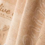 Loneta Estampada Aceite Oliva - Ribes y Casals